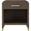 Theodore Alexander Bedroom Judith Leiber 1-Drawer Bedside Table in Dark House of Isabella UK