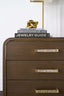 Theodore Alexander Bedroom Judith Leiber 3-Drawer Bedside Table Dark House of Isabella UK