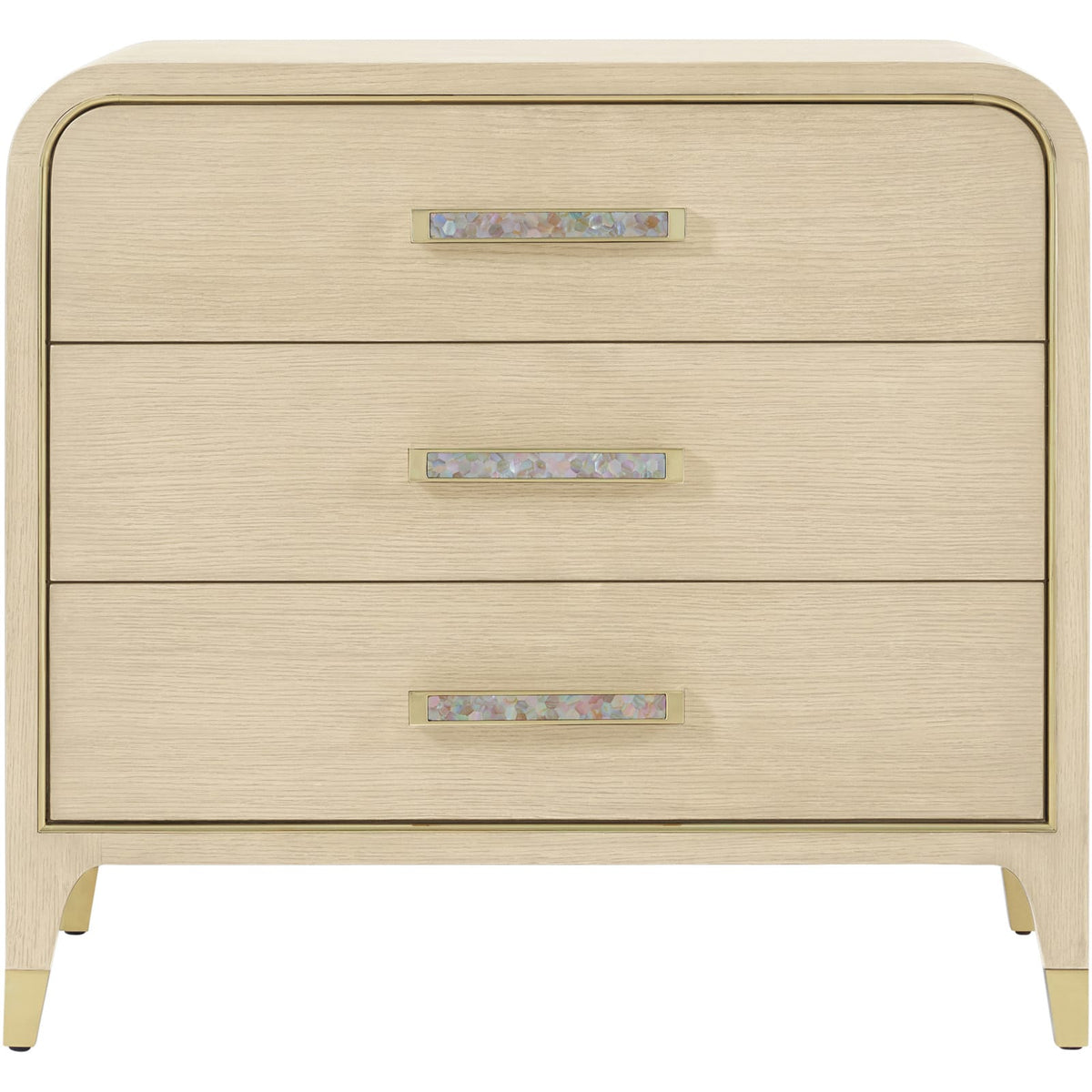 Theodore Alexander Bedroom Judith Leiber 3-Drawer Bedside Table Light House of Isabella UK