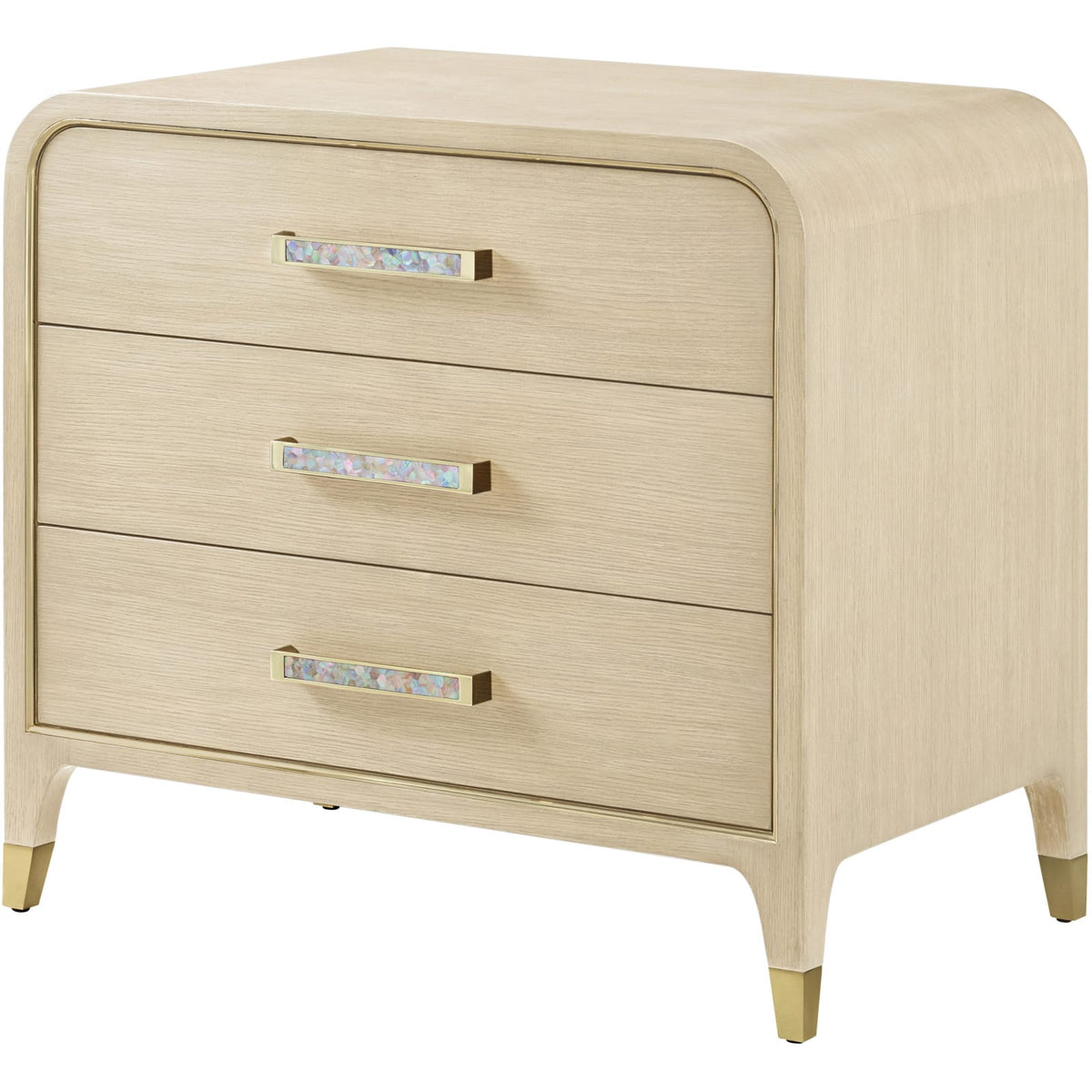 Theodore Alexander Bedroom Judith Leiber 3-Drawer Bedside Table Light House of Isabella UK