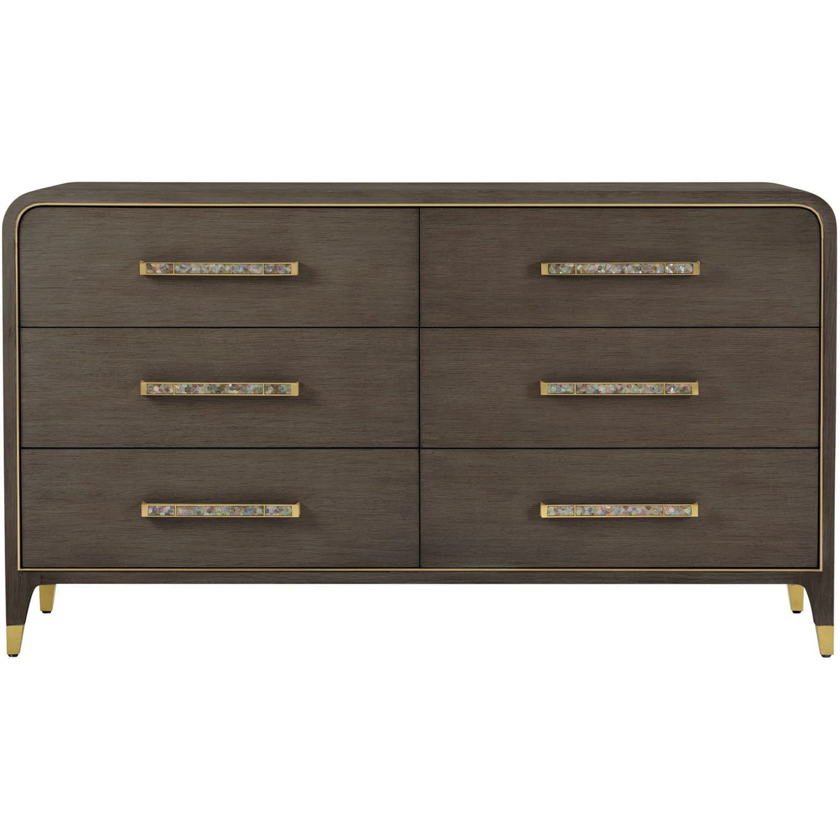 Theodore Alexander Bedroom Judith Leiber 6-Drawer Dresser in Dark House of Isabella UK