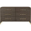 Theodore Alexander Bedroom Judith Leiber 6-Drawer Dresser in Dark House of Isabella UK