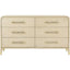 Theodore Alexander Bedroom Judith Leiber 6-Drawer Dresser in Light House of Isabella UK