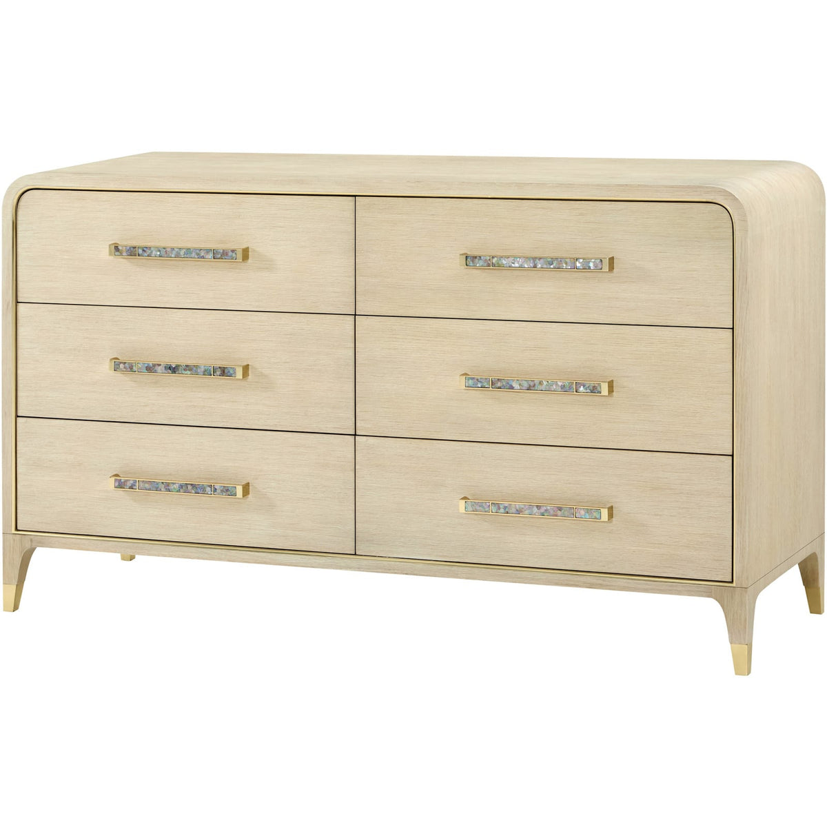 Theodore Alexander Bedroom Judith Leiber 6-Drawer Dresser in Light House of Isabella UK