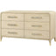 Theodore Alexander Bedroom Judith Leiber 6-Drawer Dresser in Light House of Isabella UK