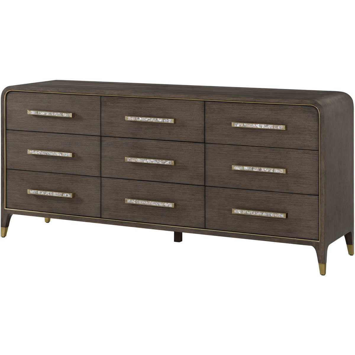 Theodore Alexander Bedroom Judith Leiber 9-Drawer Dresser in Dark House of Isabella UK