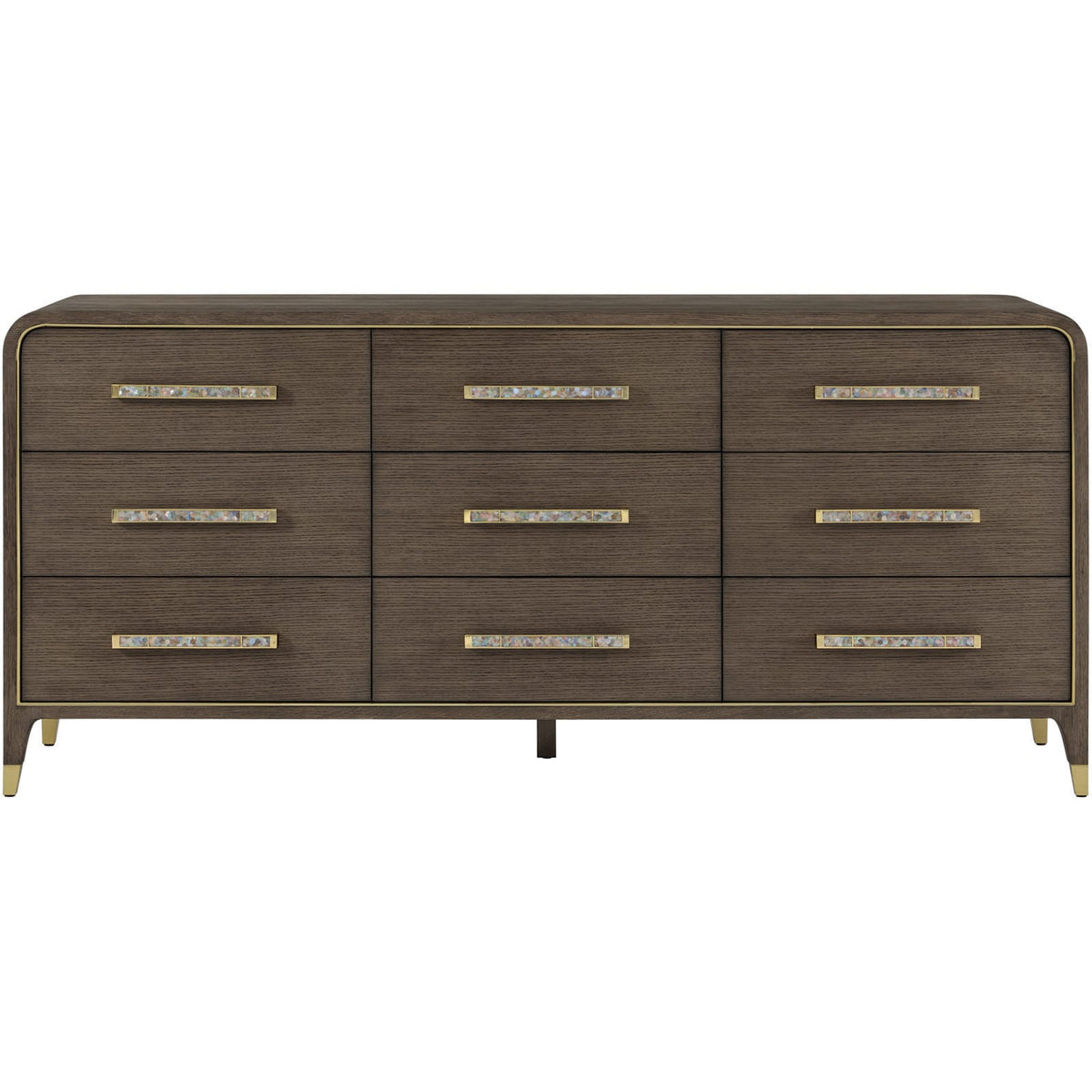Theodore Alexander Bedroom Judith Leiber 9-Drawer Dresser in Dark House of Isabella UK