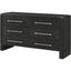 Theodore Alexander Bedroom Luna 6-Drawer Dresser Dark House of Isabella UK