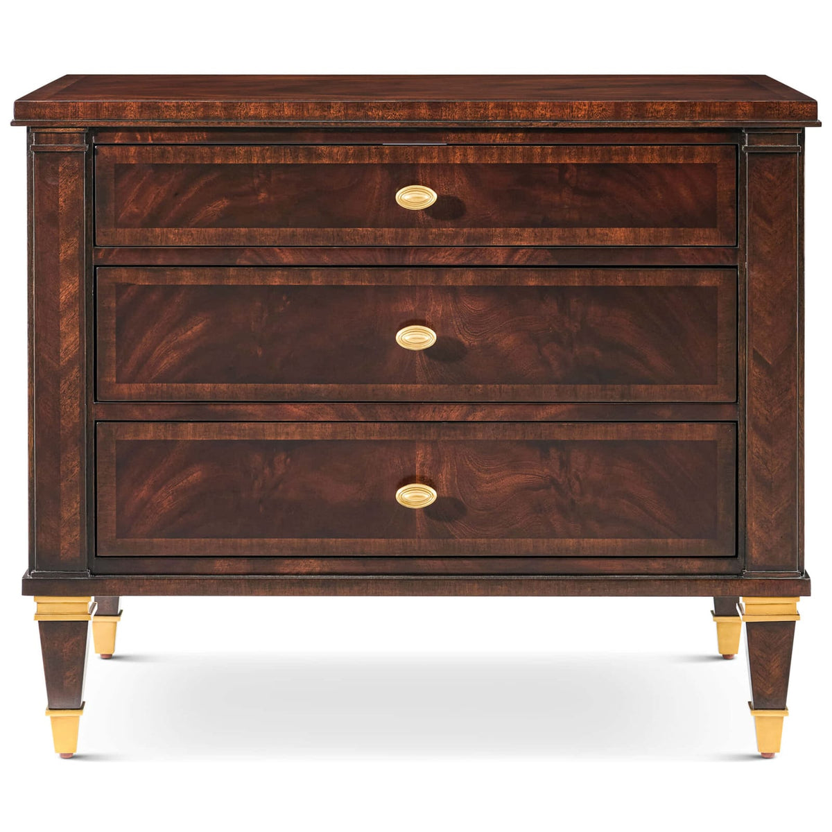 Theodore Alexander Bedroom Massie Bedside Table in Dark House of Isabella UK