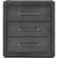Theodore Alexander Bedroom Maxwell 3-Drawer Bedside Table Dark House of Isabella UK