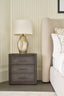 Theodore Alexander Bedroom Maxwell 3-Drawer Bedside Table Dark House of Isabella UK