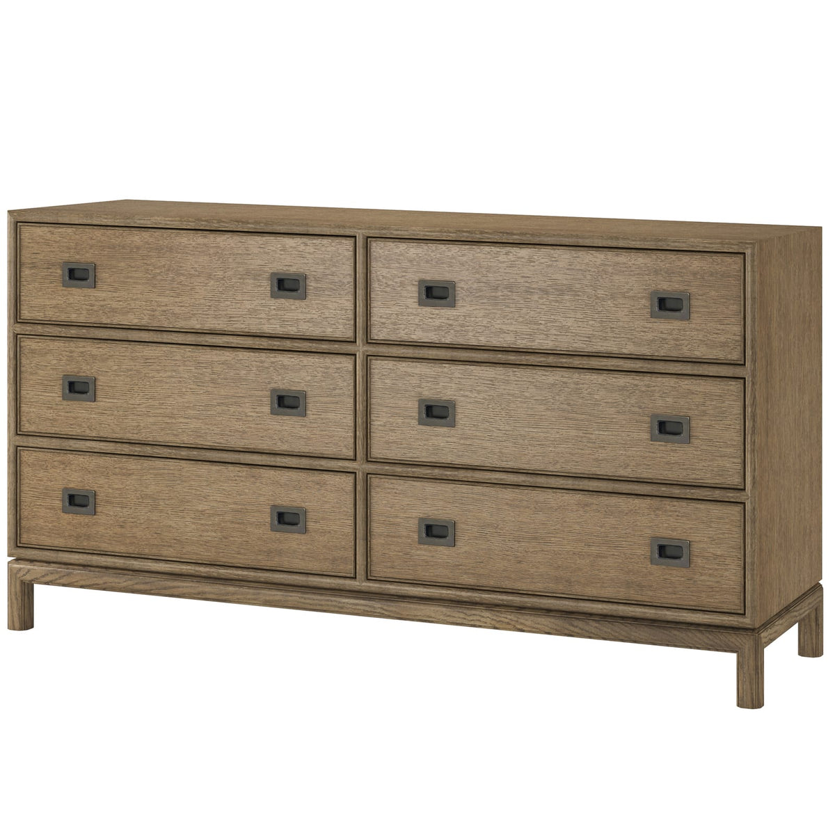 Theodore Alexander Bedroom Montauk 6-Drawer Dresser in Dark House of Isabella UK