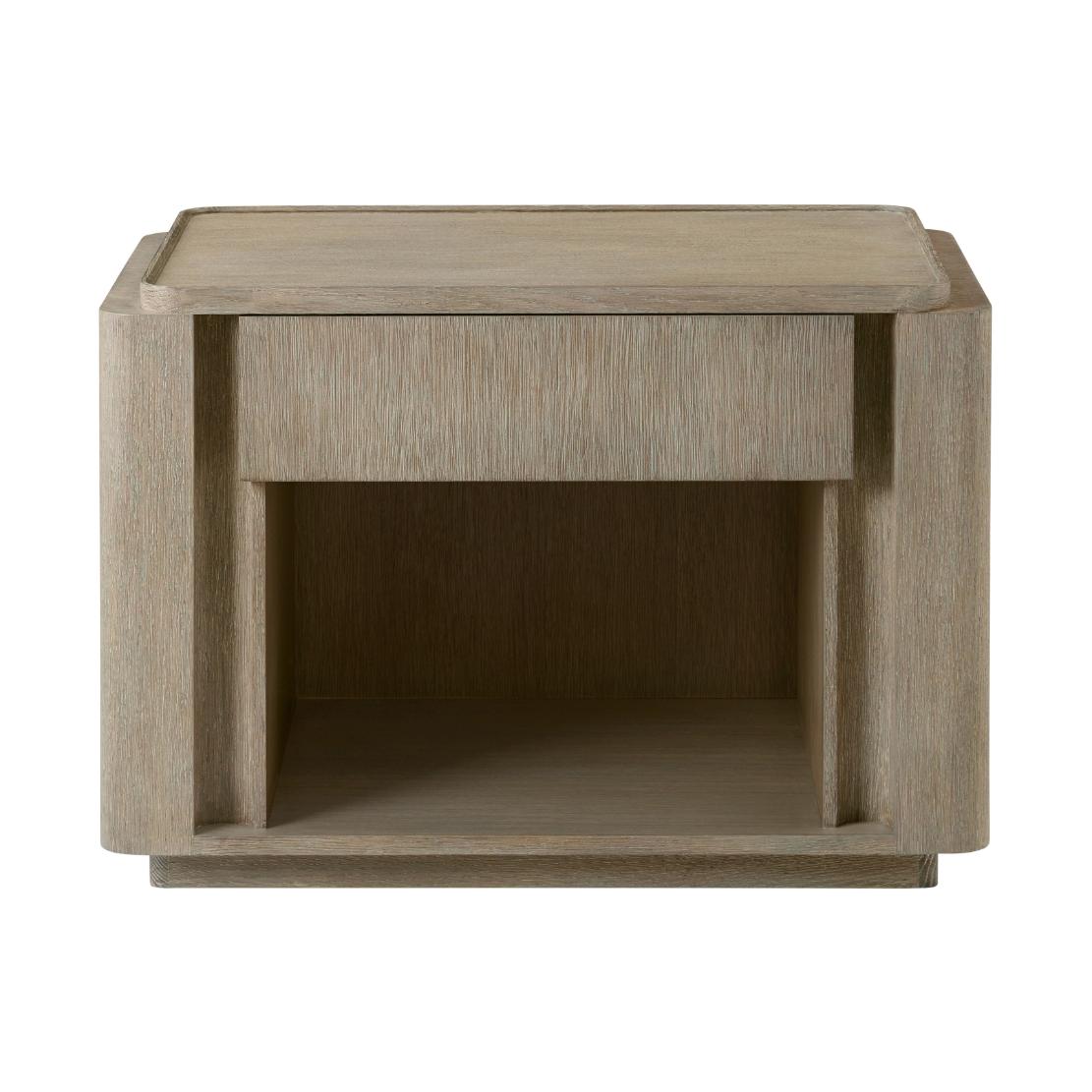 Theodore Alexander Bedroom Open Nightstand in Grey Oak House of Isabella UK