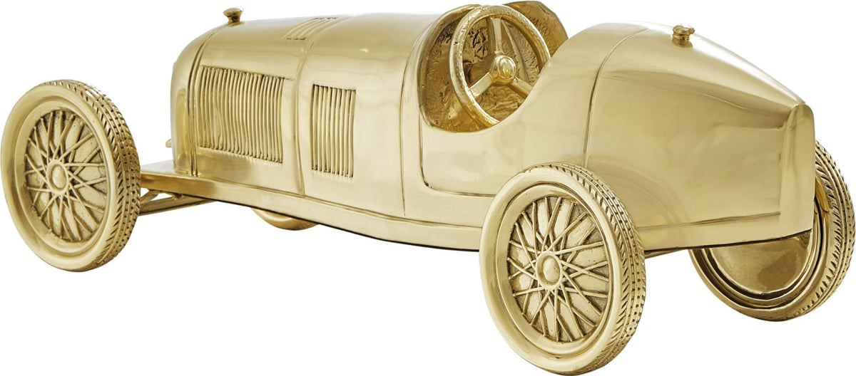 Theodore Alexander Decor Mille Miglia Mark Car Sculpture in Brass House of Isabella UK