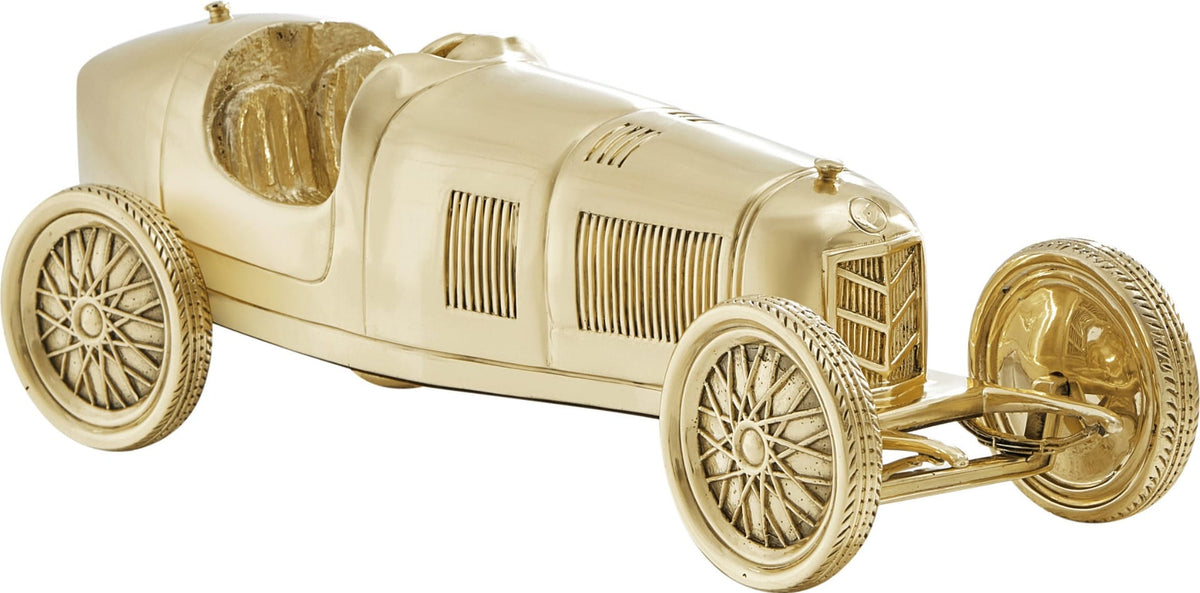 Theodore Alexander Decor Mille Miglia Mark Car Sculpture in Brass House of Isabella UK