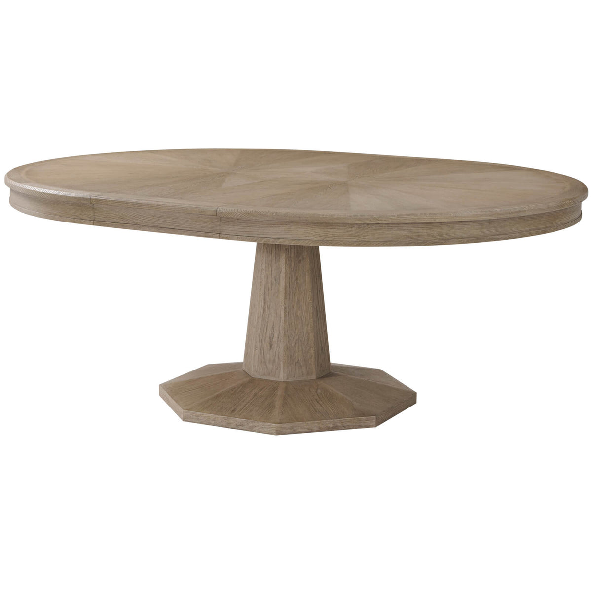 Theodore Alexander Dining Alderfield Extending Dining Table in Riverwash Oak 152 - 198cm House of Isabella UK