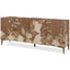 Theodore Alexander Dining Bouquet 4 Door Sideboard in Toasted Cashew House of Isabella UK