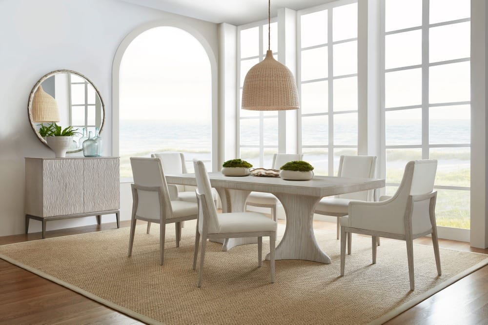 Theodore Alexander Dining Breeze Extending Pedestal Dining Table 208-300cm House of Isabella UK