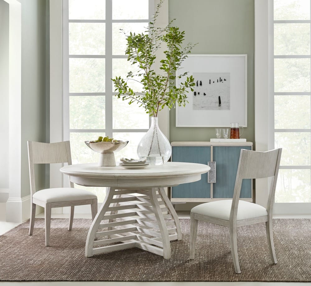 Theodore Alexander Dining Breeze Slatted Extending Dining Table 152-193cm House of Isabella UK