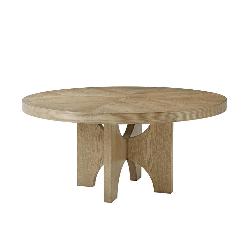 Theodore Alexander Dining Catalina Round Dining Table in Dune Finish House of Isabella UK