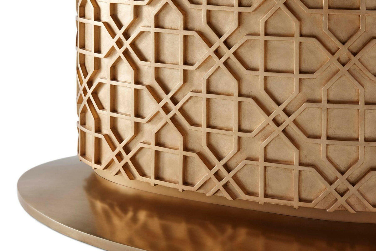 Colter Dining Table in Marble.