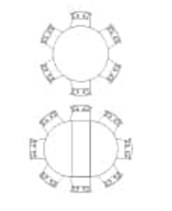 Theodore Alexander Dining Essence Extending Round Dining Table 137-182cm House of Isabella UK