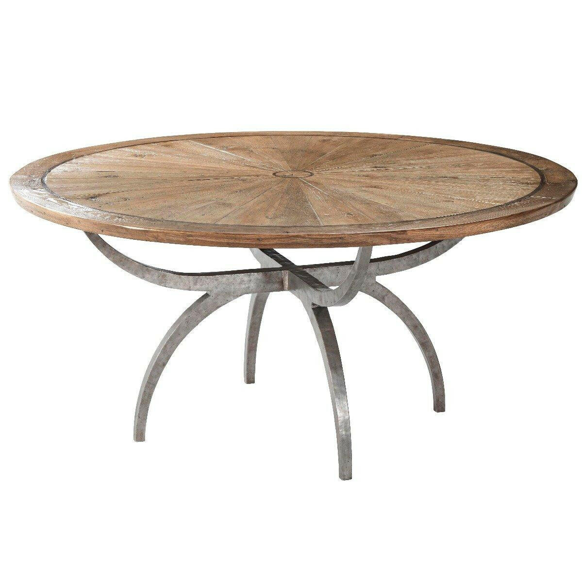 Large Round Dining Table Lagan in Echo Oak.