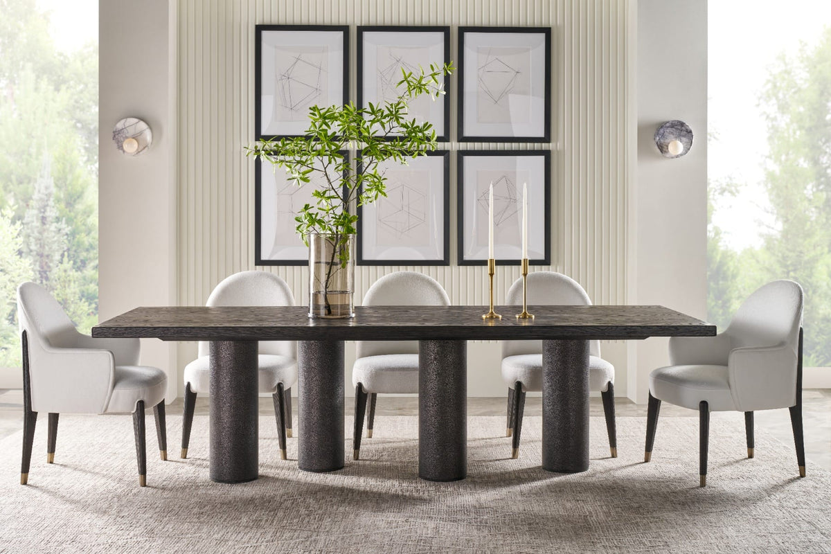 Theodore Alexander Dining Maxwell Rectangular Dining Table Dark House of Isabella UK