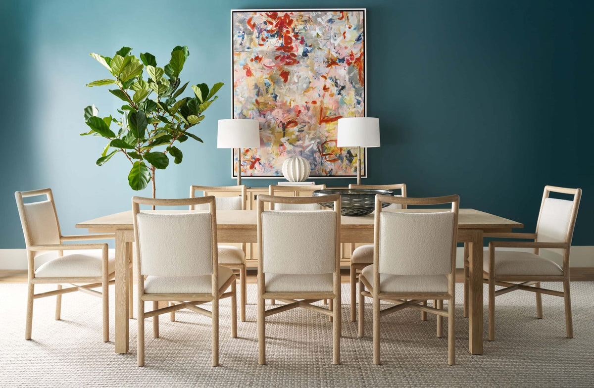Theodore Alexander Dining Montauk Rectangular Extension Dining Table Light 213cm -305cm House of Isabella UK