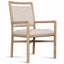 Theodore Alexander Dining Montauk Upholstered Dining Armchair in Light House of Isabella UK