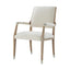 Theodore Alexander Dining Origins Wooden Upholstered Dining Arm Chair in Sesame House of Isabella UK