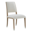 Theodore Alexander Dining Origins Wooden Upholstered Dining Side Chair in Sesame Finish House of Isabella UK