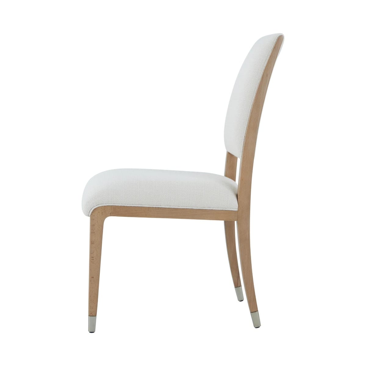 Theodore Alexander Dining Origins Wooden Upholstered Dining Side Chair in Sesame Finish House of Isabella UK