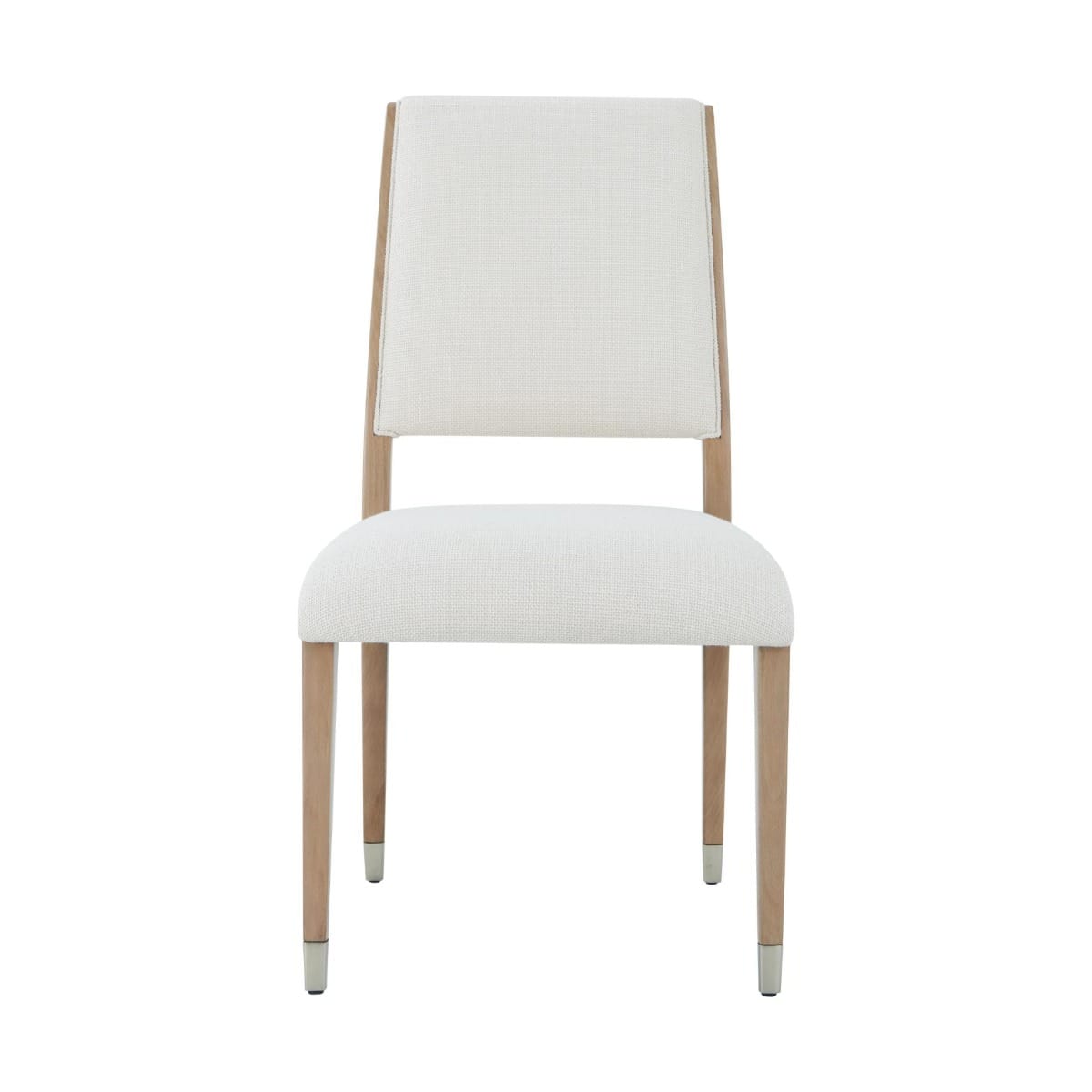 Theodore Alexander Dining Origins Wooden Upholstered Dining Side Chair in Sesame Finish House of Isabella UK