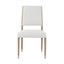 Theodore Alexander Dining Origins Wooden Upholstered Dining Side Chair in Sesame Finish House of Isabella UK