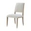 Theodore Alexander Dining Origins Wooden Upholstered Dining Side Chair in Sesame Finish House of Isabella UK