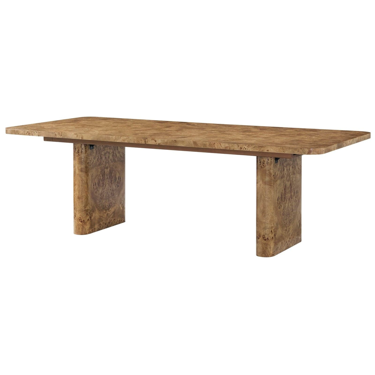 Theodore Alexander Dining Perch Burl Extending Rectangular Dining Table House of Isabella UK