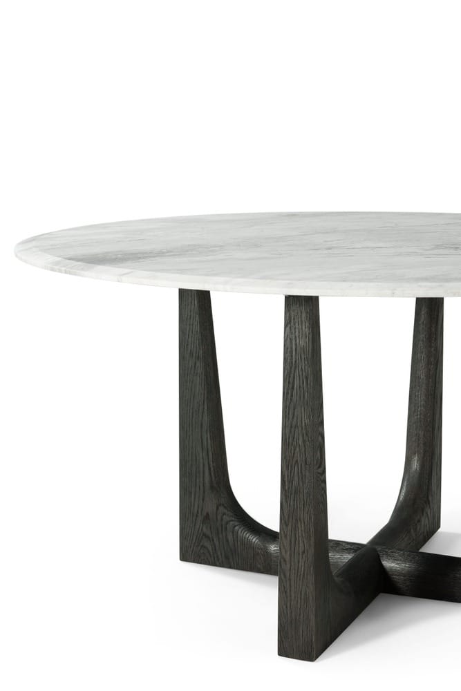 Theodore Alexander Dining Repose Round Dining Table Marble Top House of Isabella UK