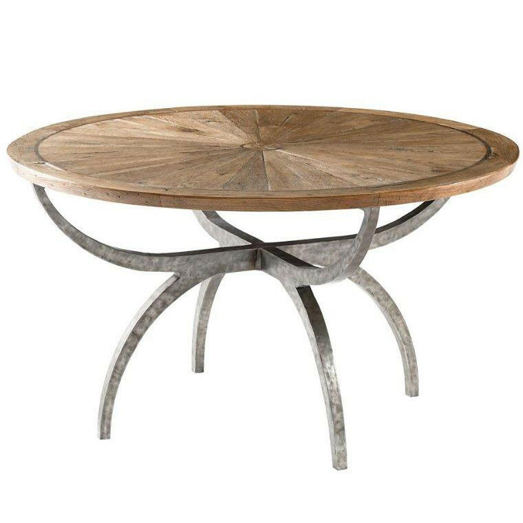 Small Round Dining Table Lagan in Echo Oak.