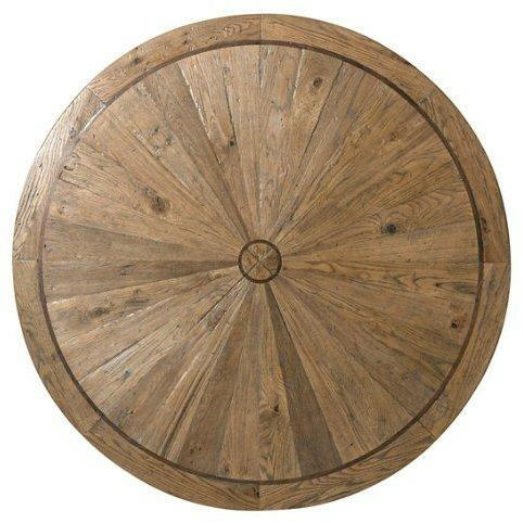 Small Round Dining Table Lagan in Echo Oak.