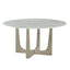 Theodore Alexander Dining Wooden Dining Table Marble Top House of Isabella UK