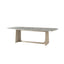 Theodore Alexander Dining Wooden Dining Table Marble Top Large House of Isabella UK