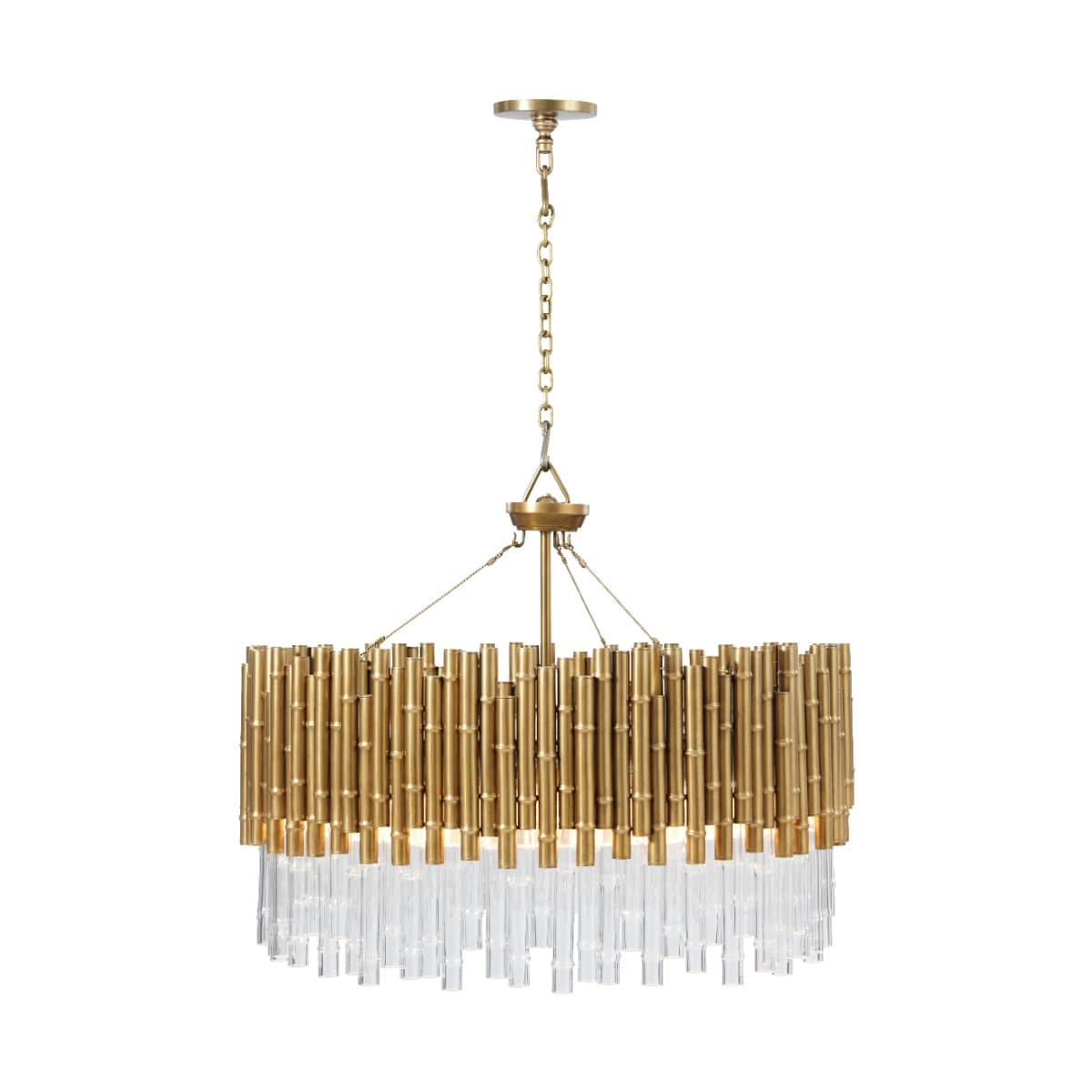 Theodore Alexander Lighting Kesden Grande Round Chandelier in Brass House of Isabella UK