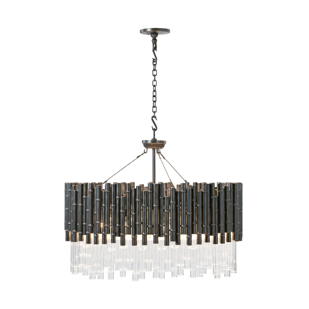 Theodore Alexander Lighting Kesden Grande Round Chandelier in Bronze House of Isabella UK