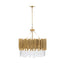 Theodore Alexander Lighting Kesden Media Round Chandelier in Brass House of Isabella UK