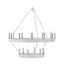 Theodore Alexander Lighting Simon Media Stack Chandelier in Nickel House of Isabella UK