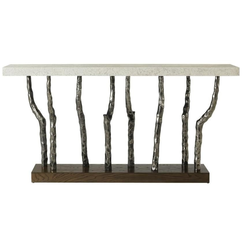 Theodore Alexander Living Catalina Branch Console Table in Earth Finish House of Isabella UK
