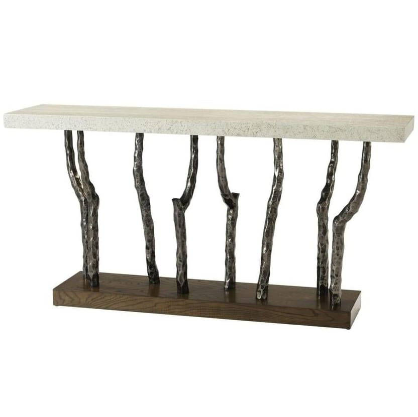 Theodore Alexander Living Catalina Branch Console Table in Earth Finish House of Isabella UK