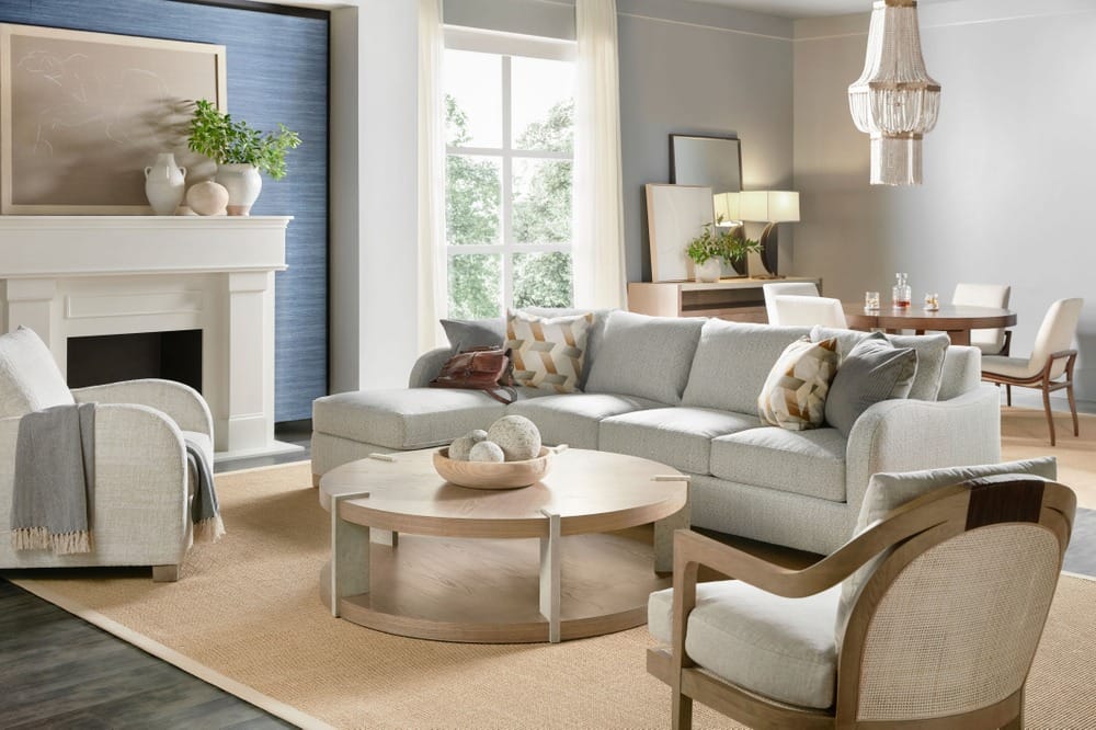 Theodore Alexander Living Catalina Round Coffee Table House of Isabella UK