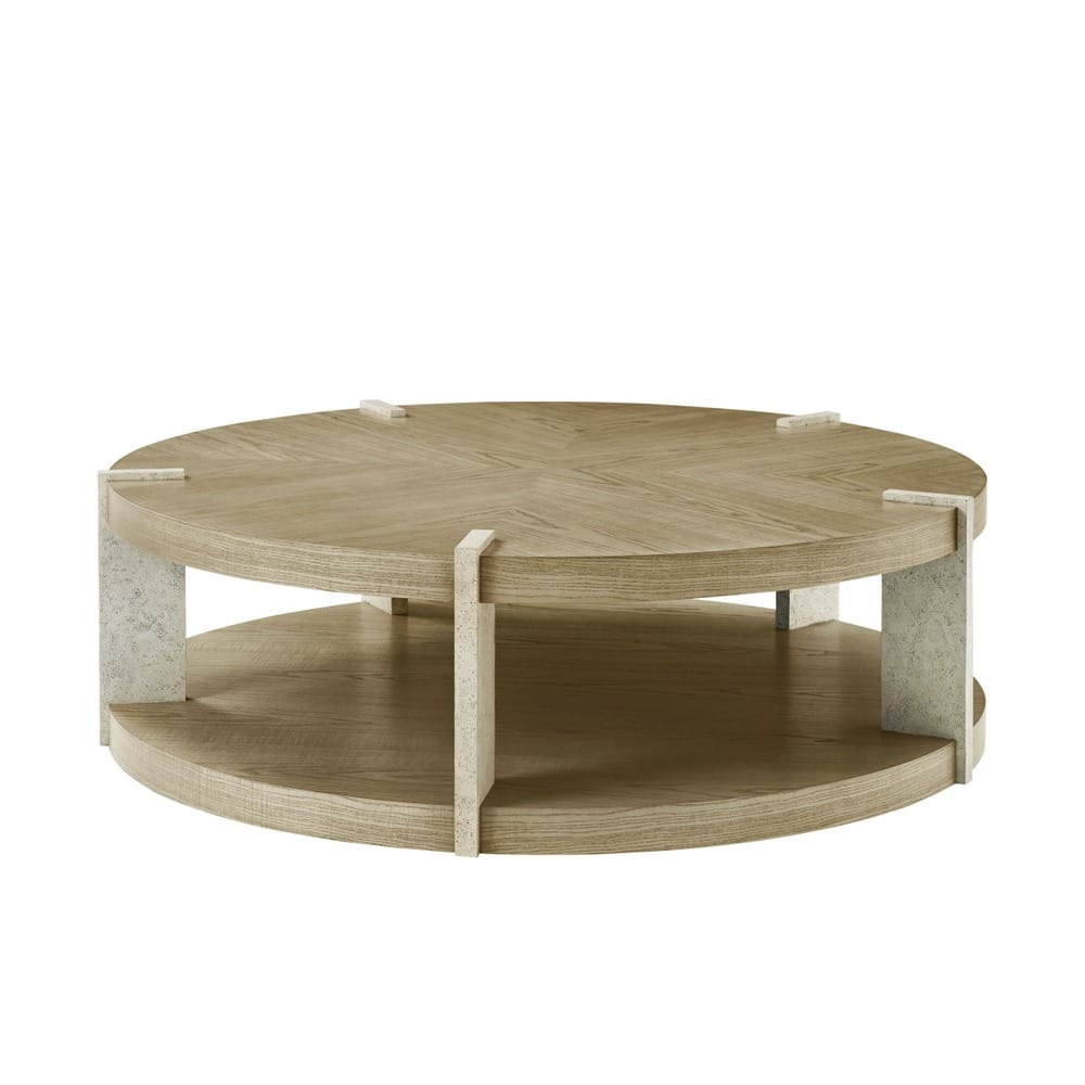 Theodore Alexander Living Catalina Round Coffee Table House of Isabella UK